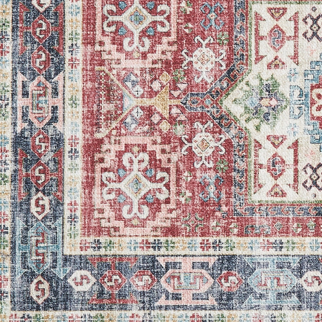 Medallion Machine Washable Accent Area Rug 3' x 5' - Nava Collection