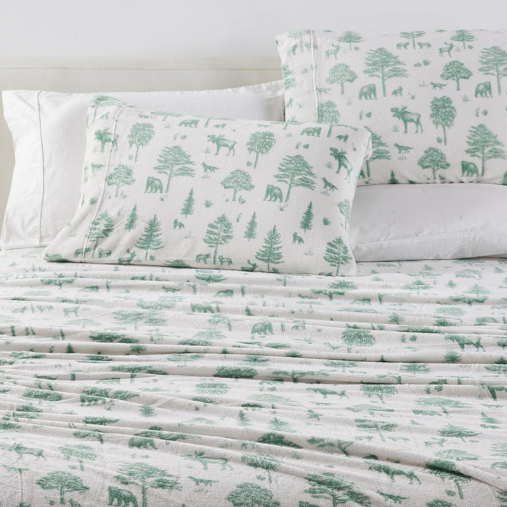 Printed Plush Sheet - Velvet Luxe Collection