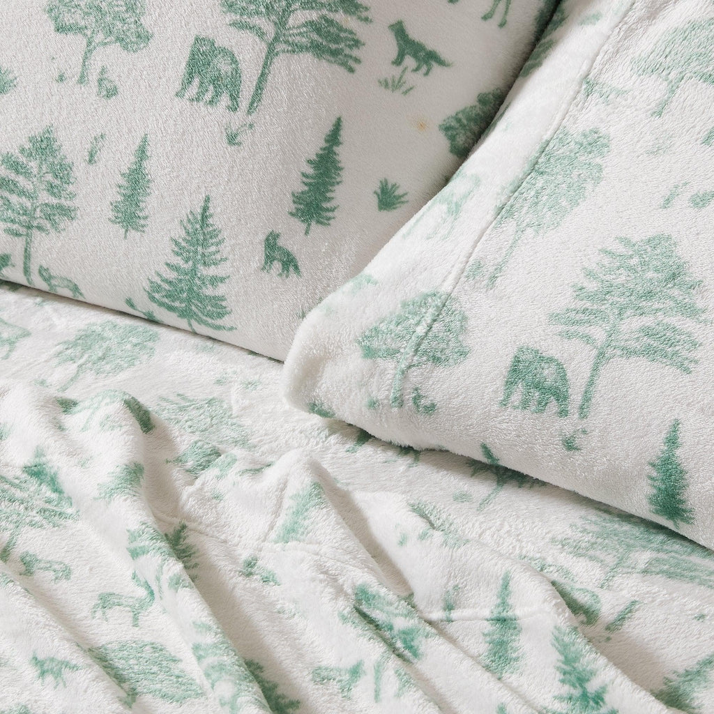 Printed Plush Sheet - Velvet Luxe Collection