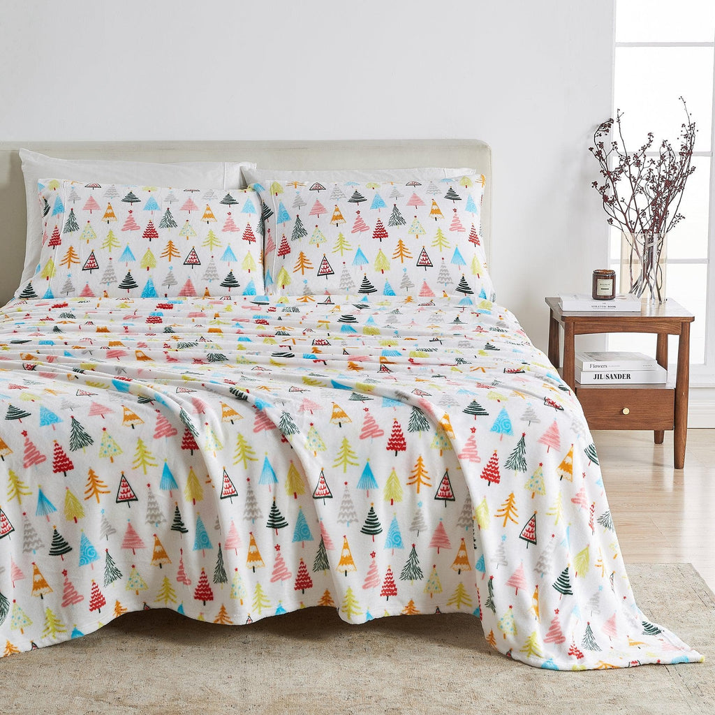 Printed Plush Sheet - Velvet Luxe Collection