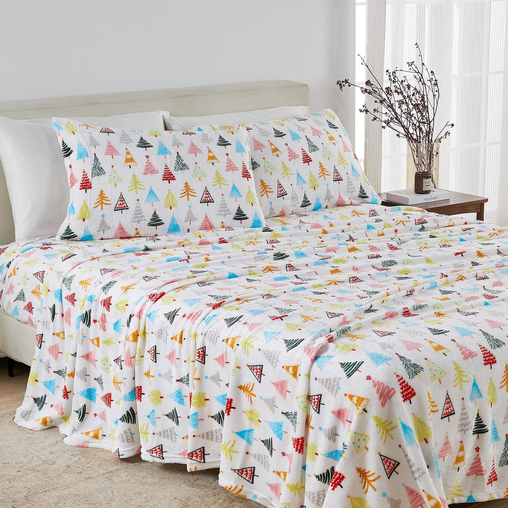 Printed Plush Sheet - Velvet Luxe Collection