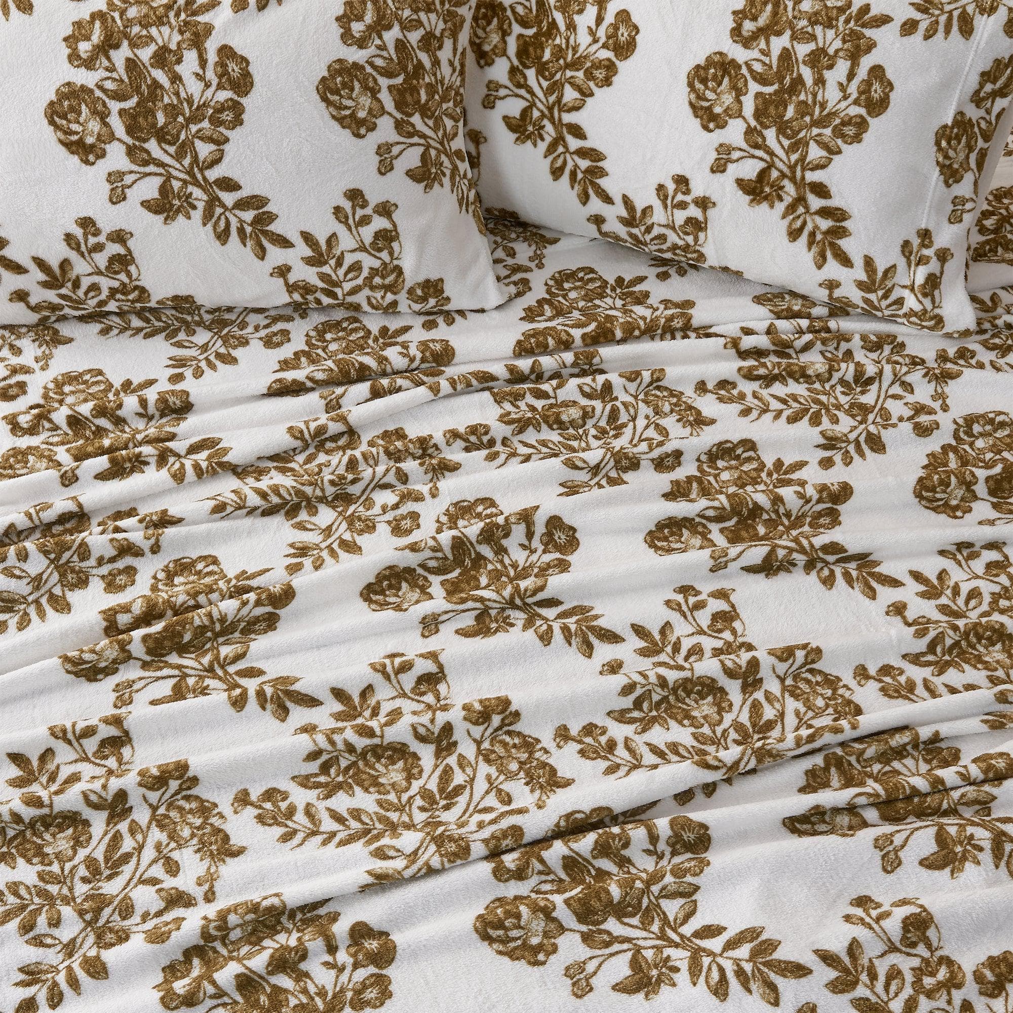 Printed Plush Sheet - Velvet Luxe Collection