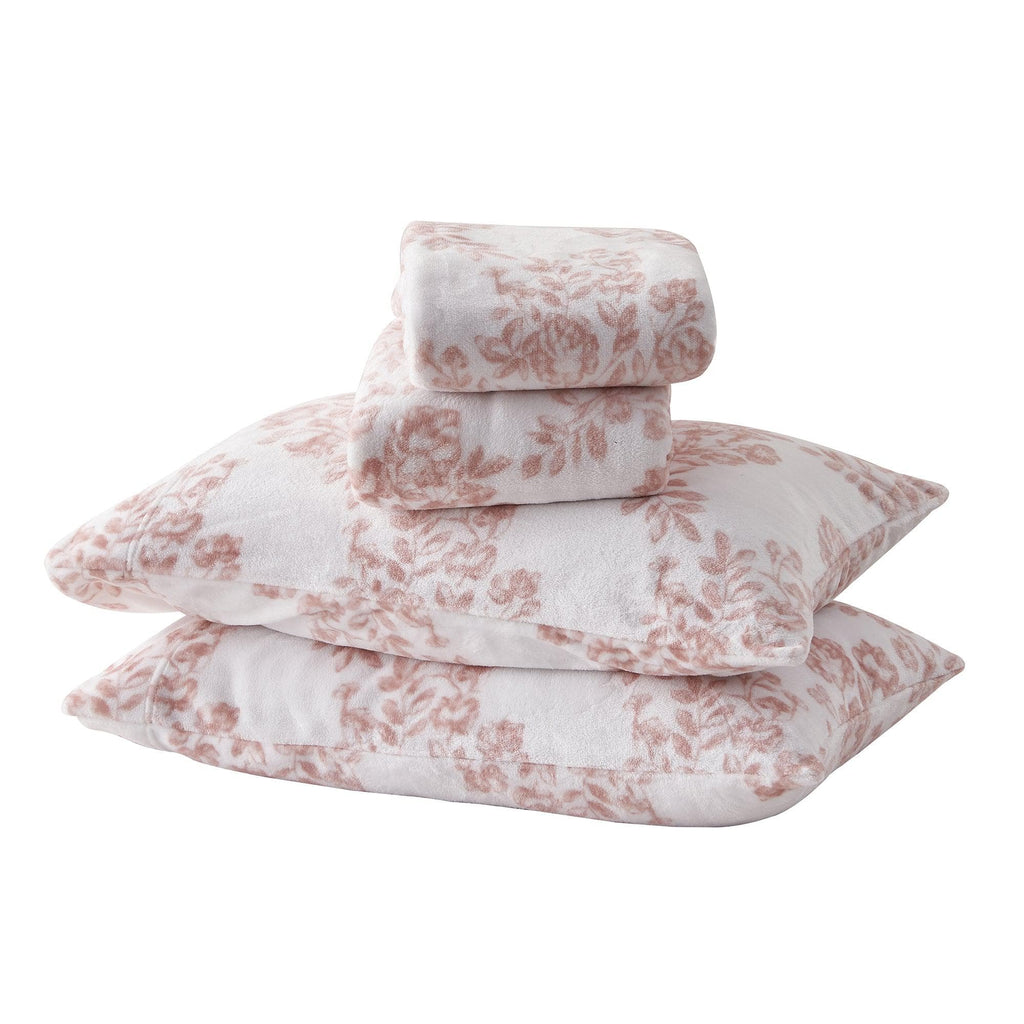 Printed Plush Sheet - Velvet Luxe Lattice Collection