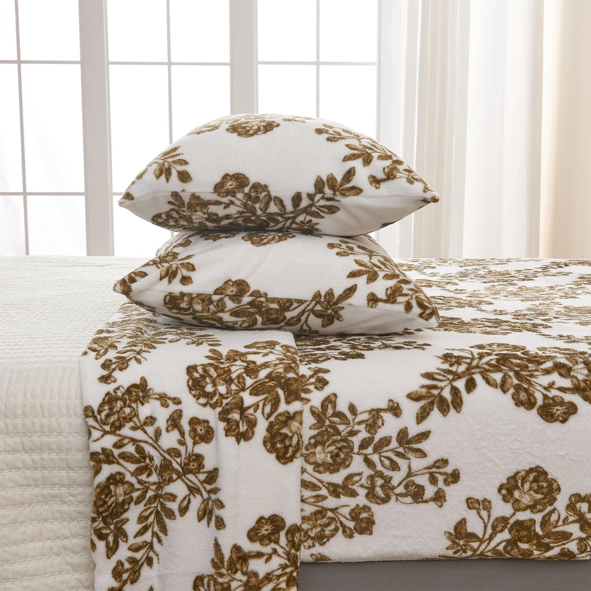 Printed Plush Sheet - Velvet Luxe Lattice Collection