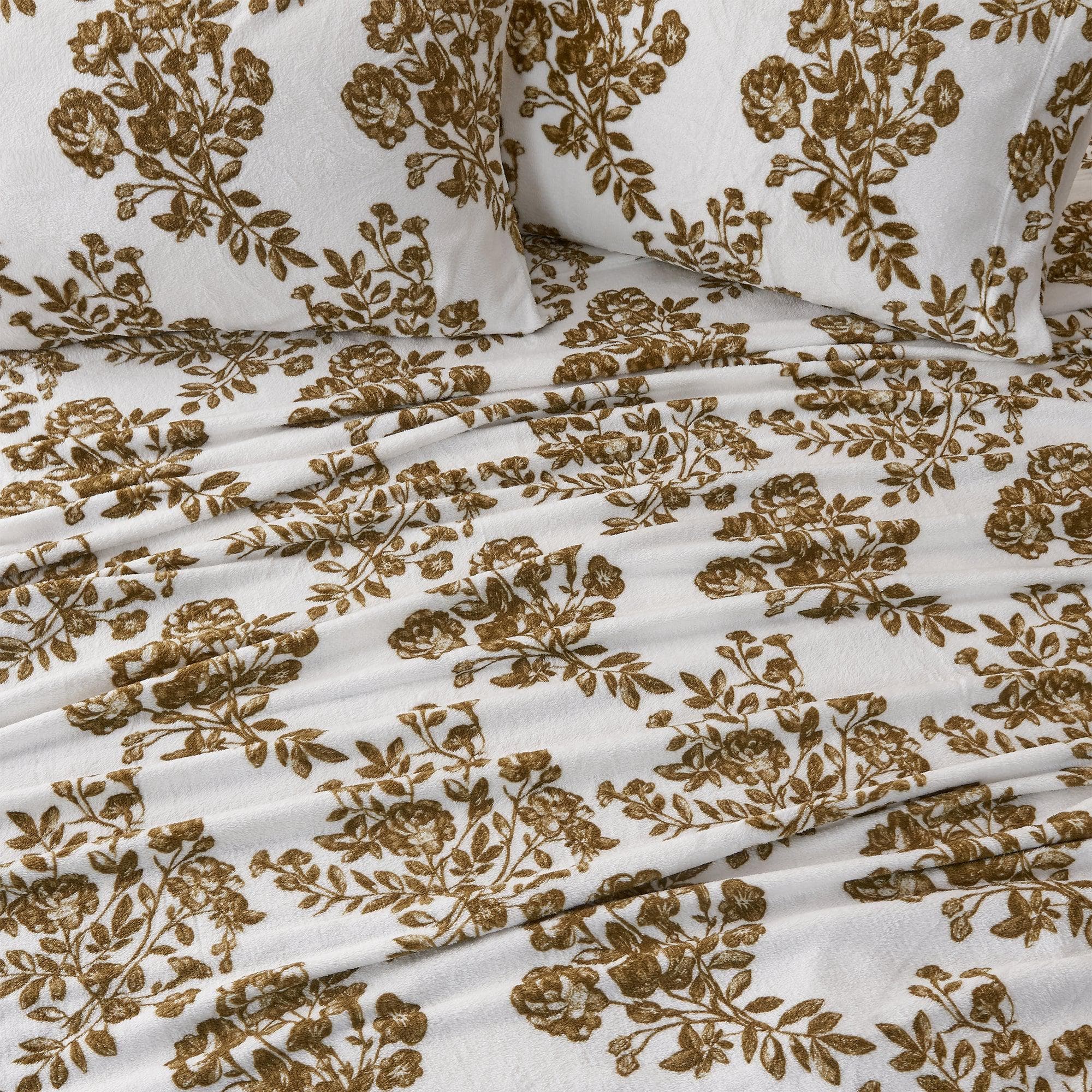 Printed Plush Sheet - Velvet Luxe Lattice Collection