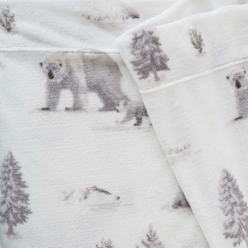 Printed Plush Sheet - Velvet Luxe Collection
