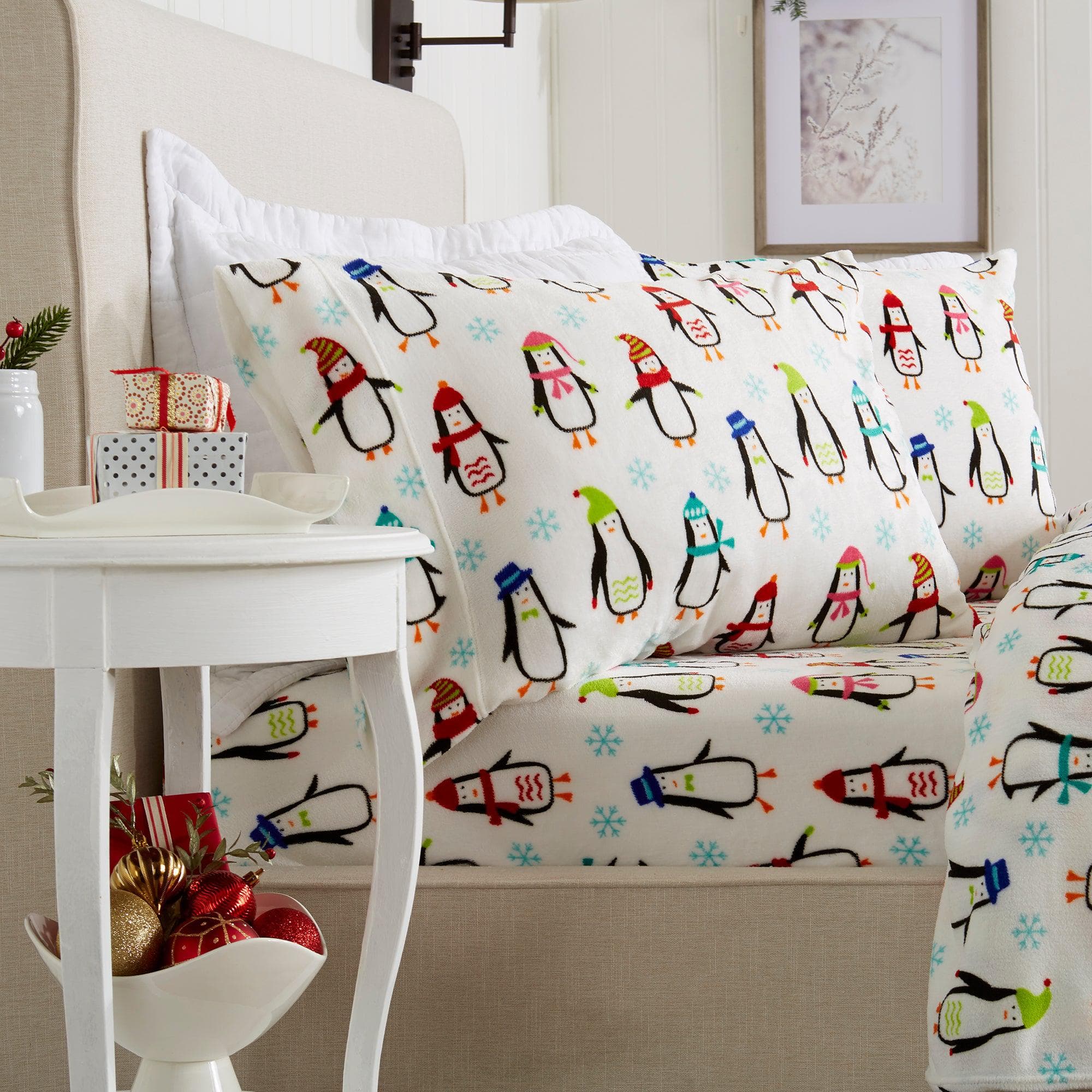 Printed Plush Sheet - Velvet Luxe Collection