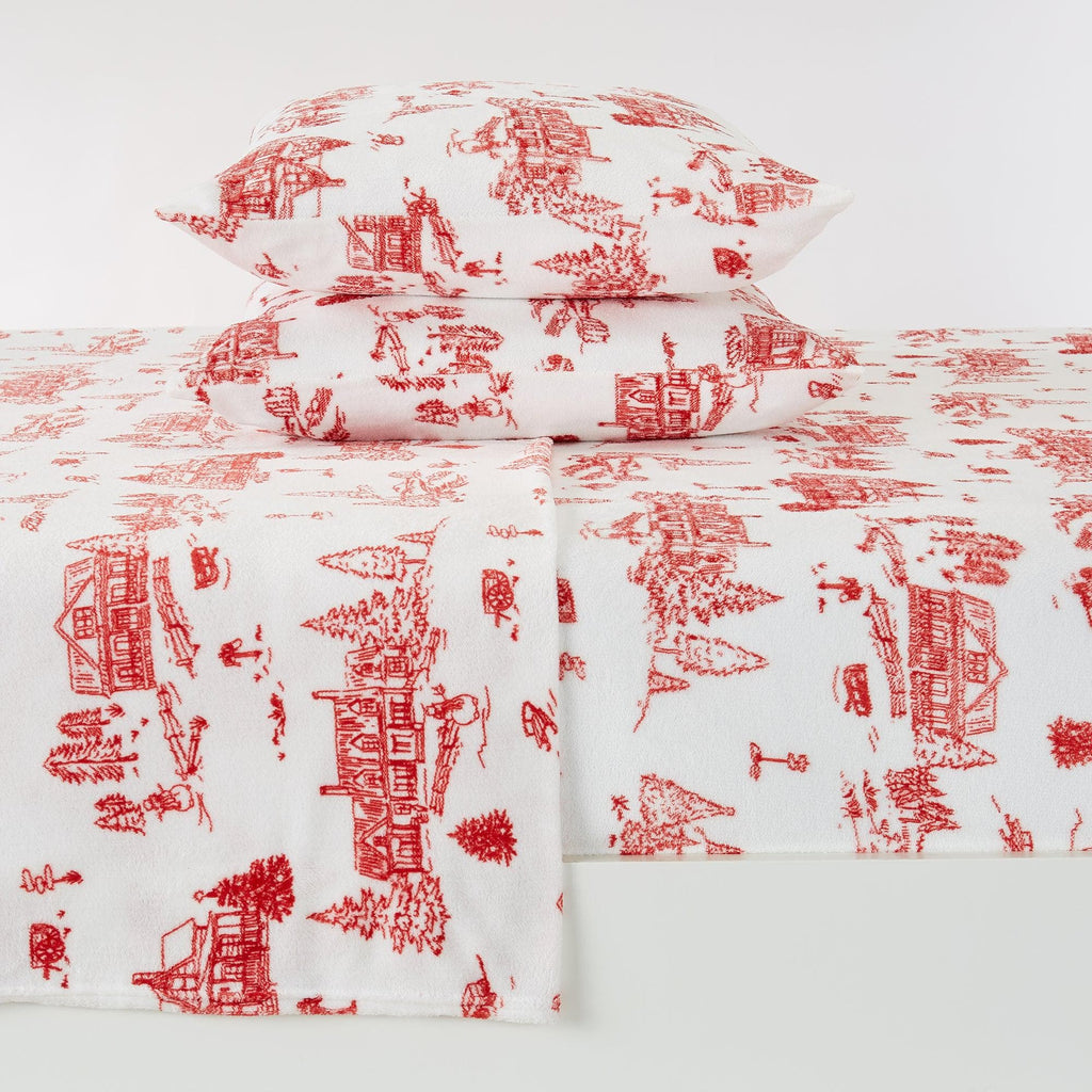 Printed Plush Sheet - Velvet Luxe Collection
