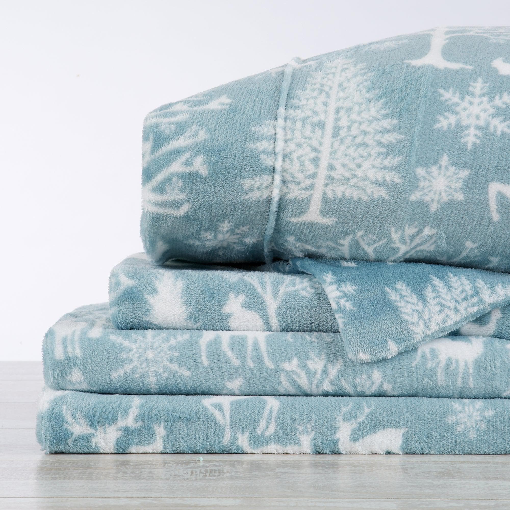 Printed Plush Sheet - Velvet Luxe Collection