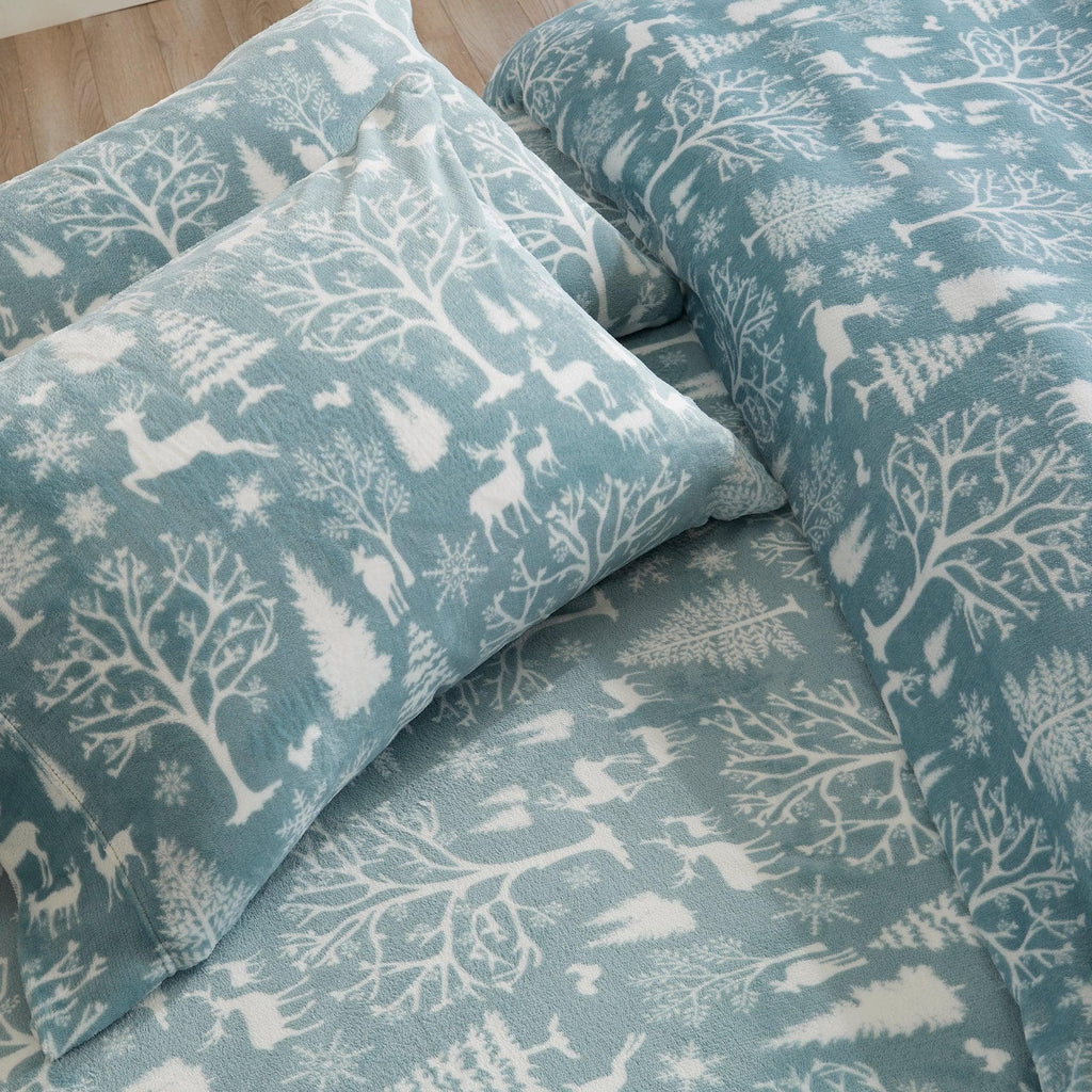 Printed Plush Sheet - Velvet Luxe Collection