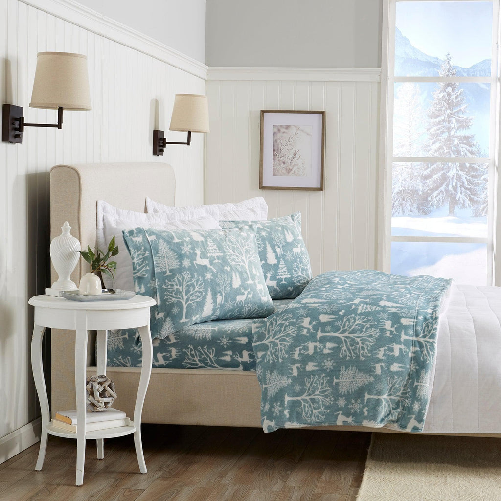 Printed Plush Sheet - Velvet Luxe Collection