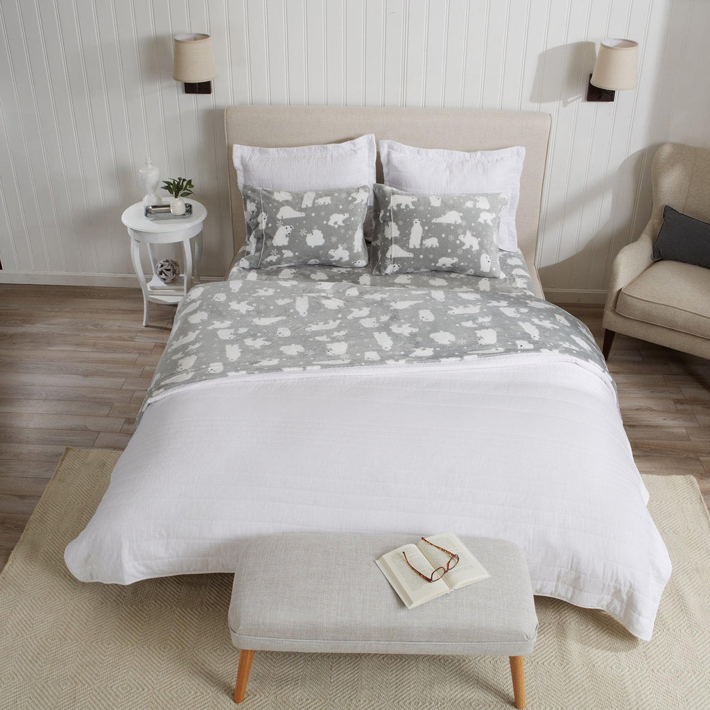 Printed Plush Sheet - Velvet Luxe Collection