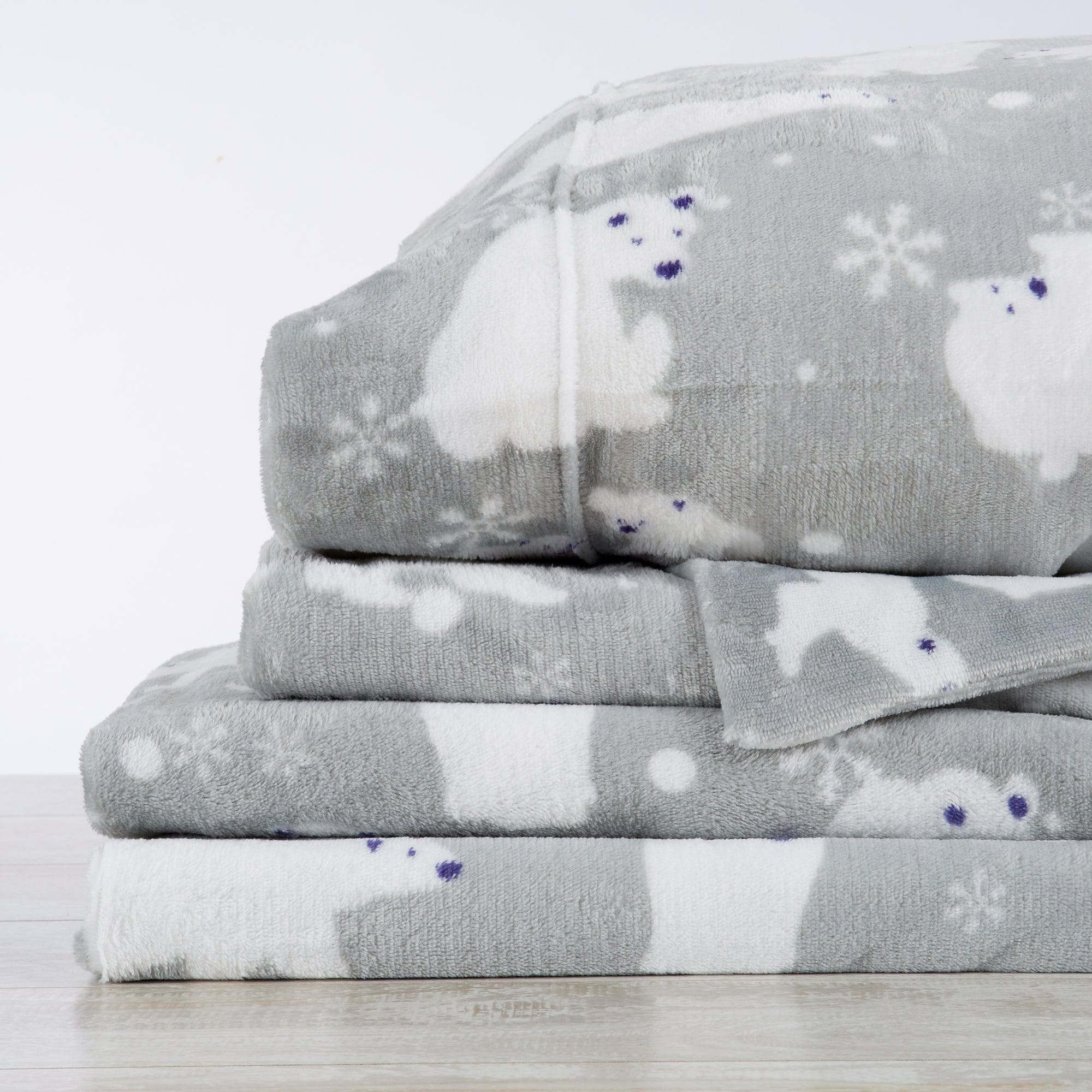 Printed Plush Sheet - Velvet Luxe Collection