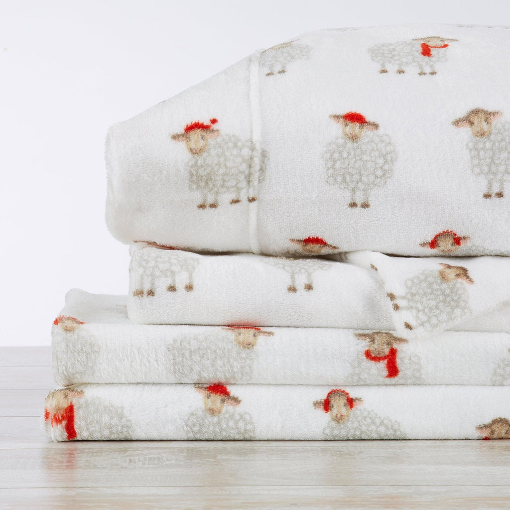 Printed Plush Sheet - Velvet Luxe Collection