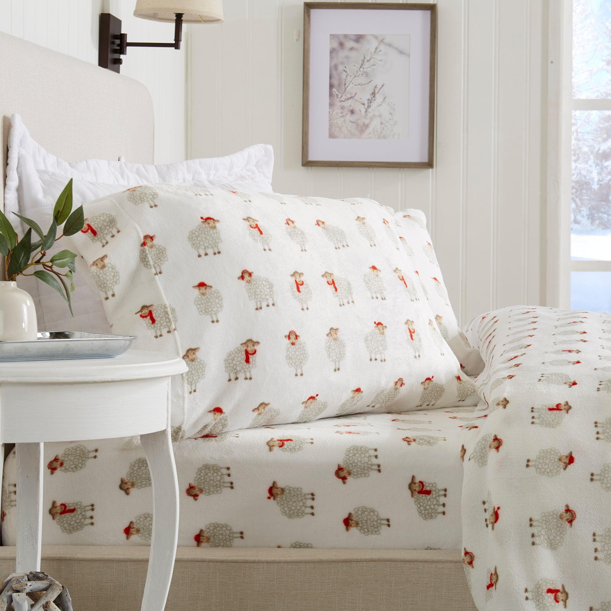 Printed Plush Sheet - Velvet Luxe Collection
