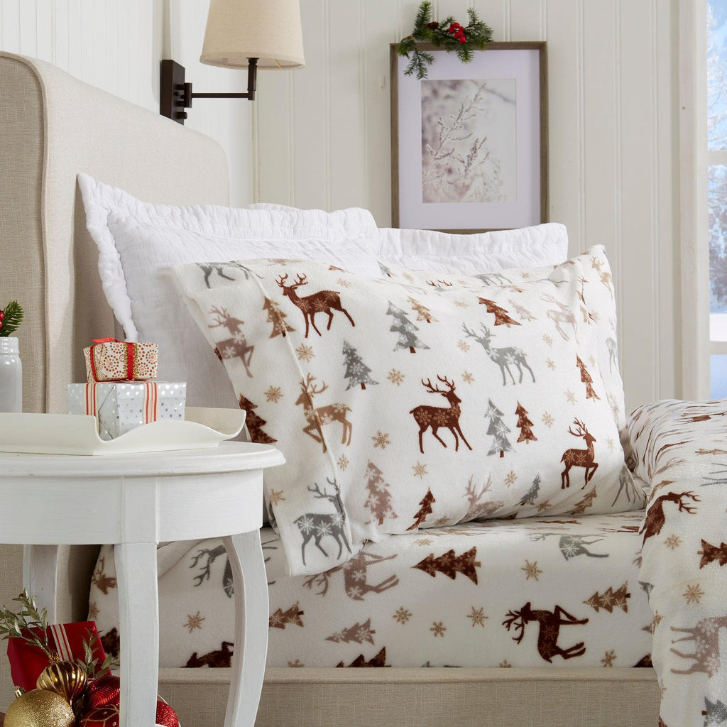 Printed Plush Sheet - Velvet Luxe Collection