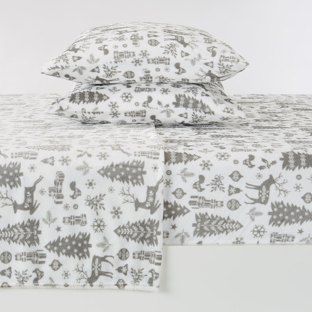 Printed Plush Sheet - Velvet Luxe Collection