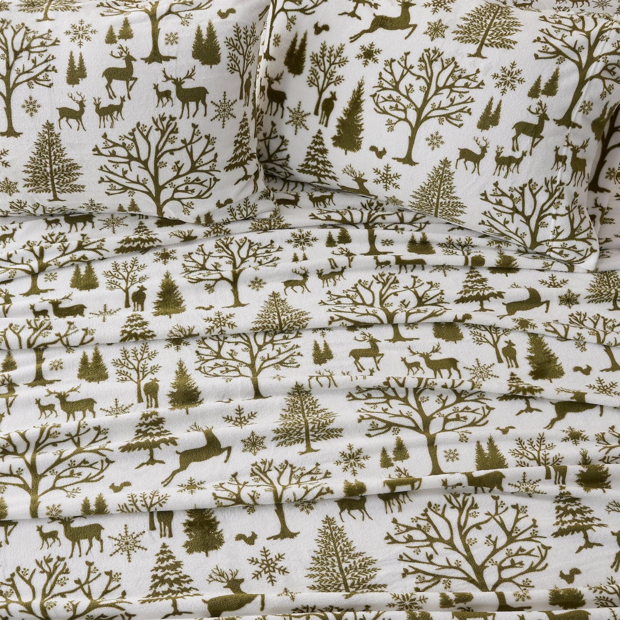 Printed Plush Sheet - Velvet Luxe Collection