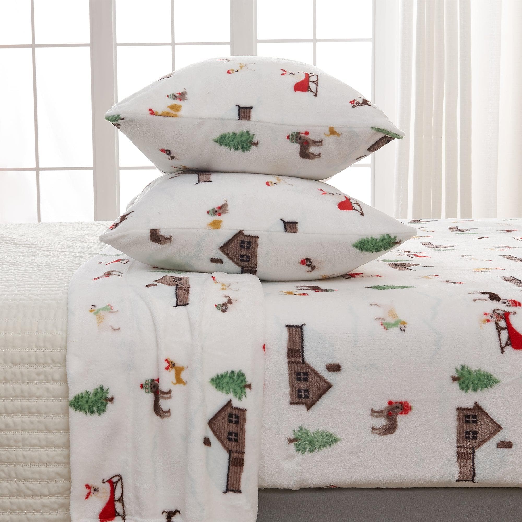 Printed Plush Sheet - Velvet Luxe Collection