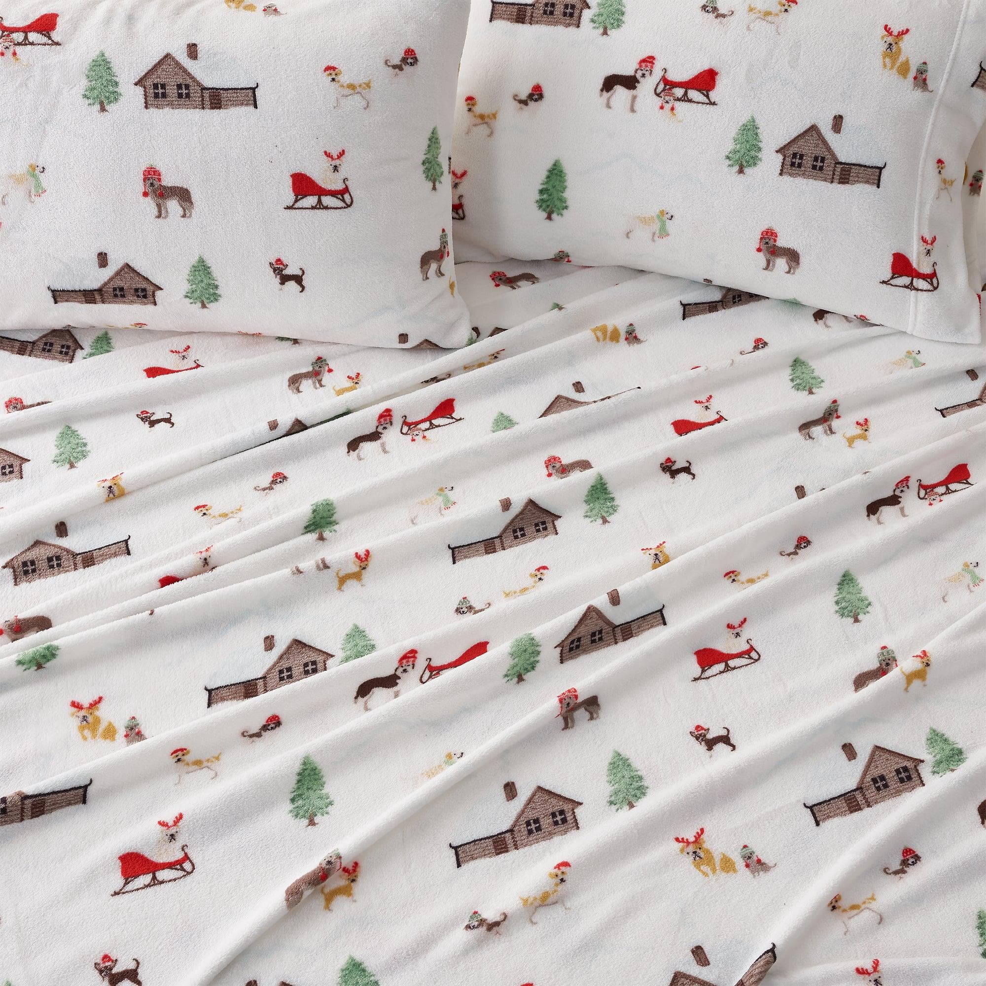 Printed Plush Sheet - Velvet Luxe Collection
