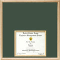 US Marine Corp Certificate Display Case in bottom.