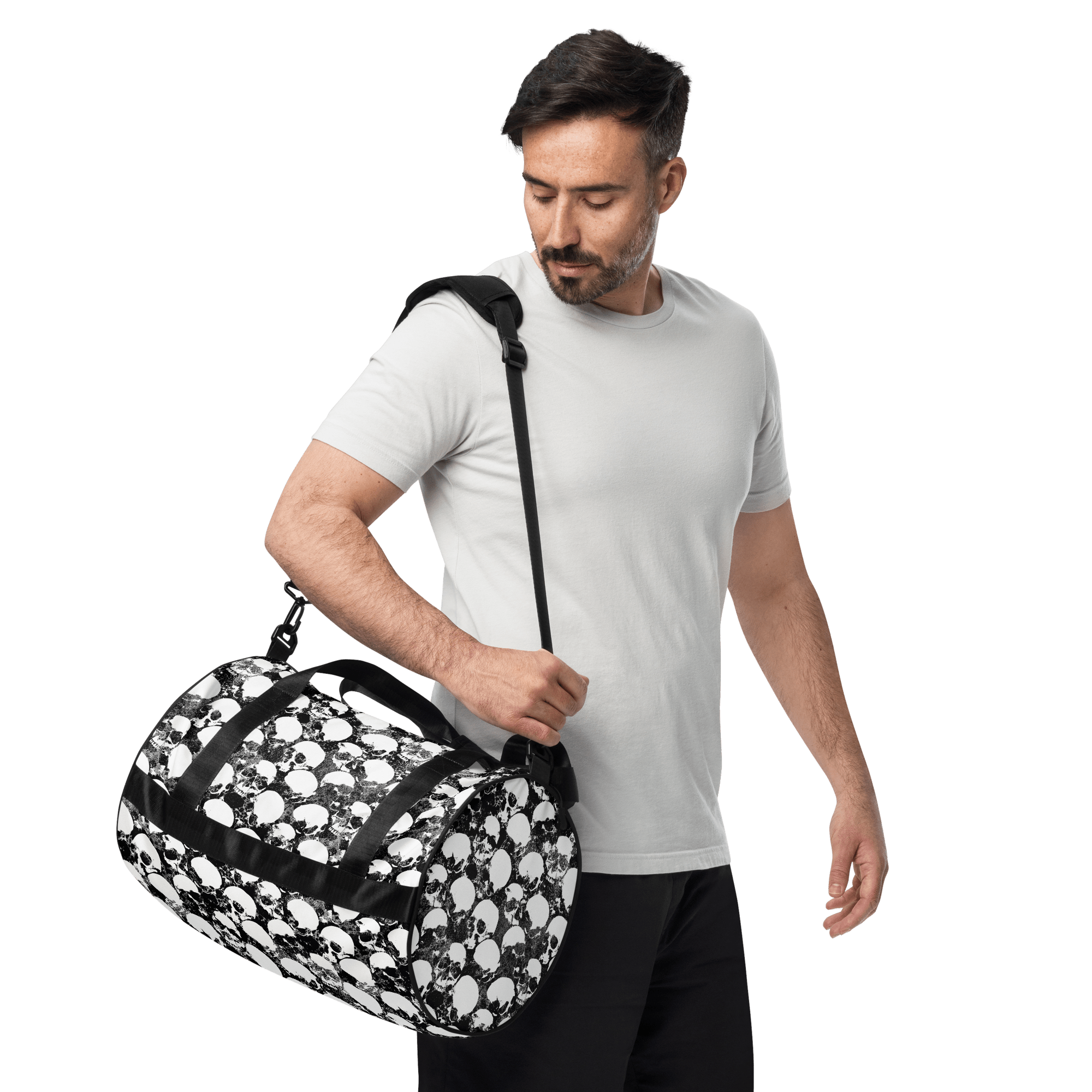 Grunge Skull Duffle Bag