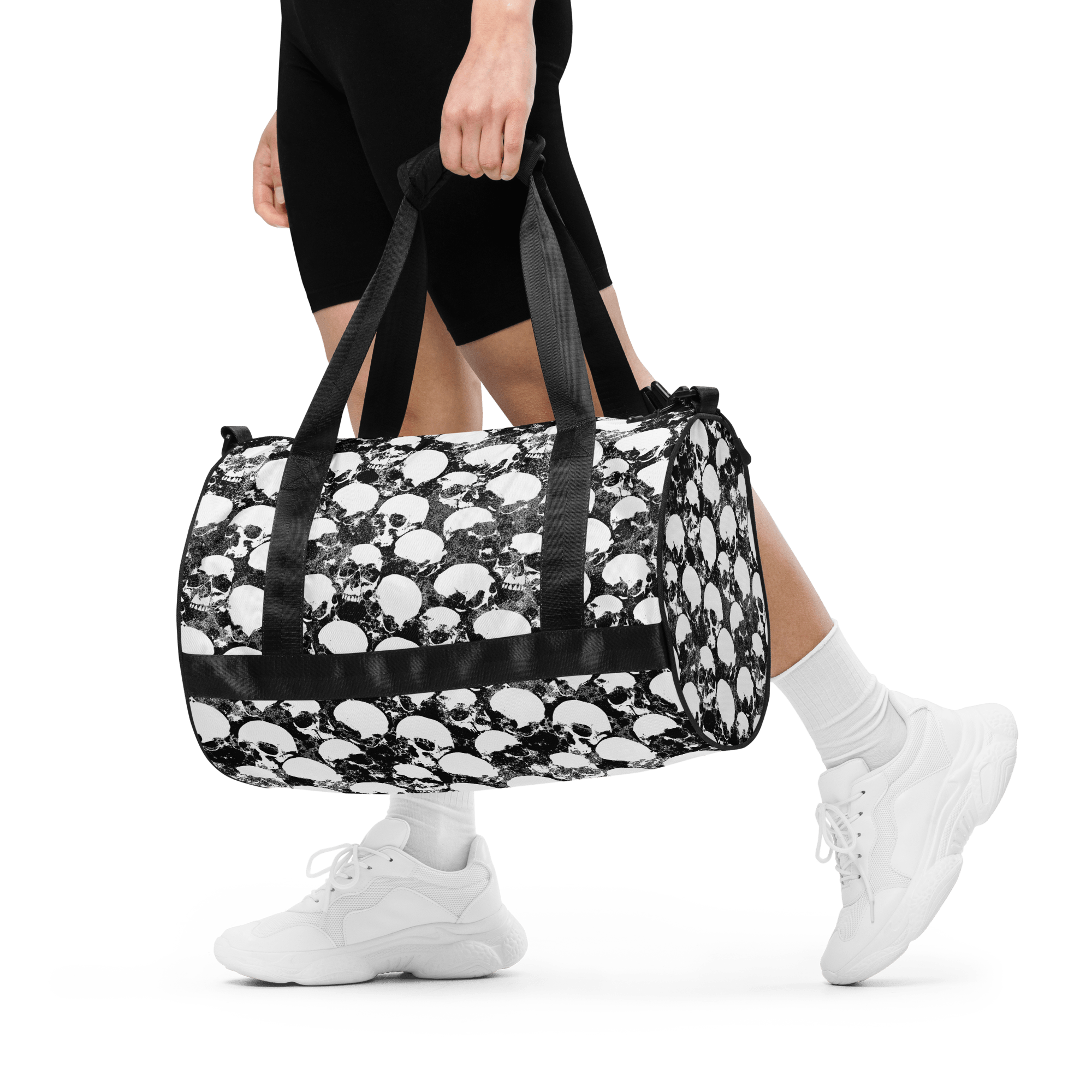 Grunge Skull Duffle Bag
