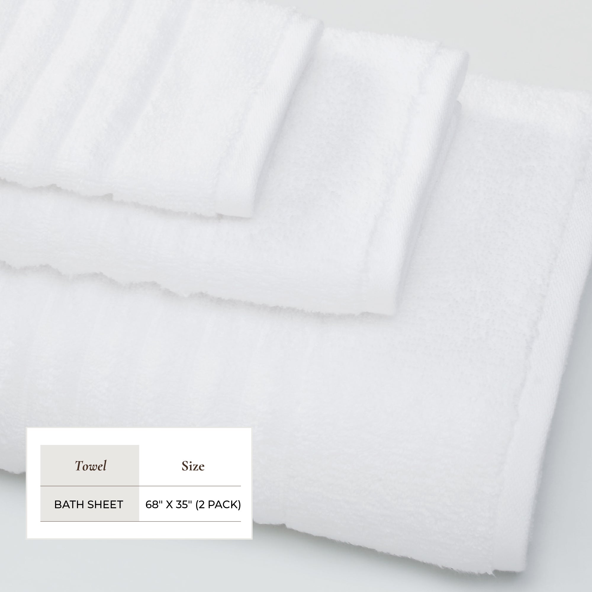 Luxury Combed Cotton Bath Towel Set - Karina Collection