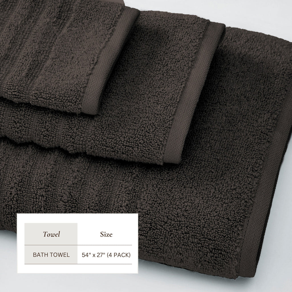 Luxury Combed Cotton Bath Towel Set - Karina Collection