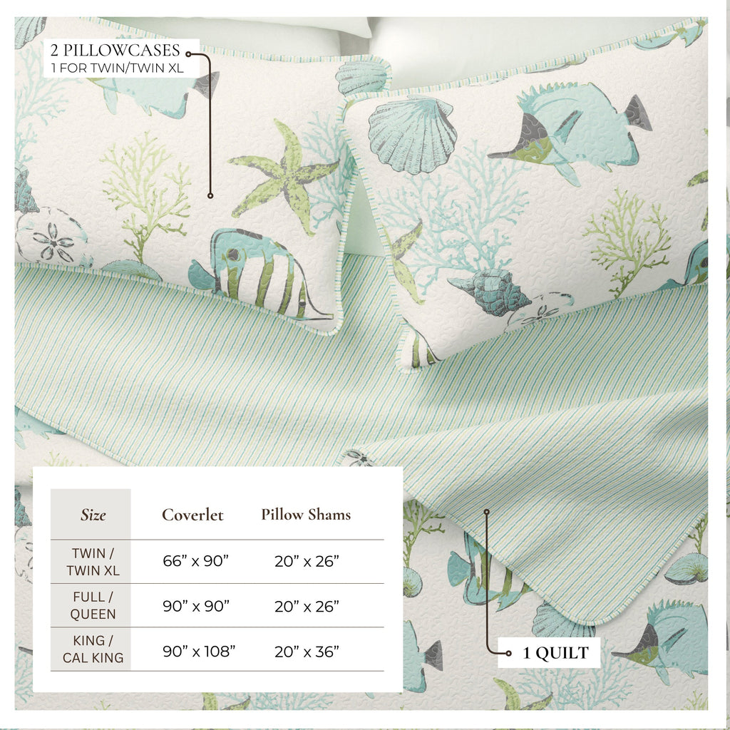 Seaside Collection Quilt Set