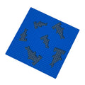 School of Hammerhead Sharks made with LEGO Baseplate - B3 Customs