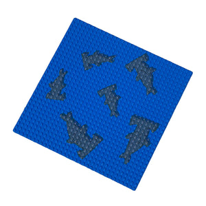 School of Hammerhead Sharks made with LEGO Baseplate - B3 Customs