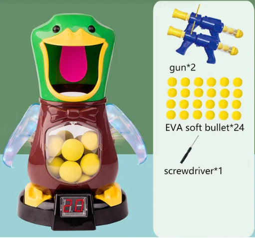 Air Pump Shooting Target Game with Soft Bullet Gun