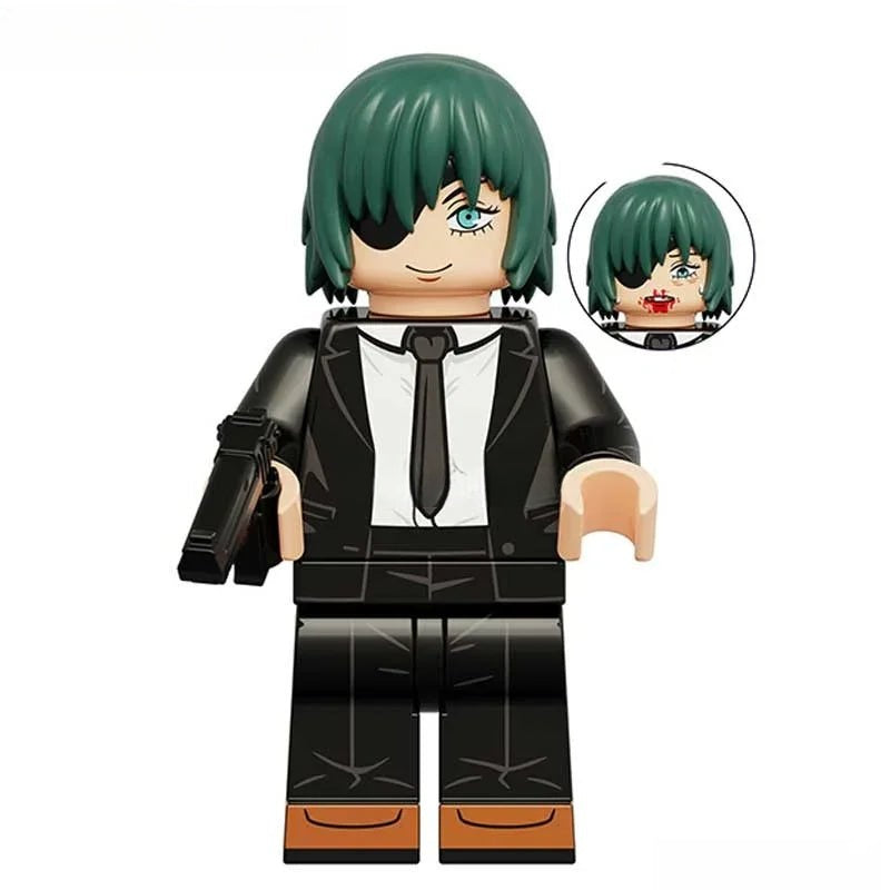 Himeno from Chainsaw Man Lego Minifigures Anime Toys Compatible Figure