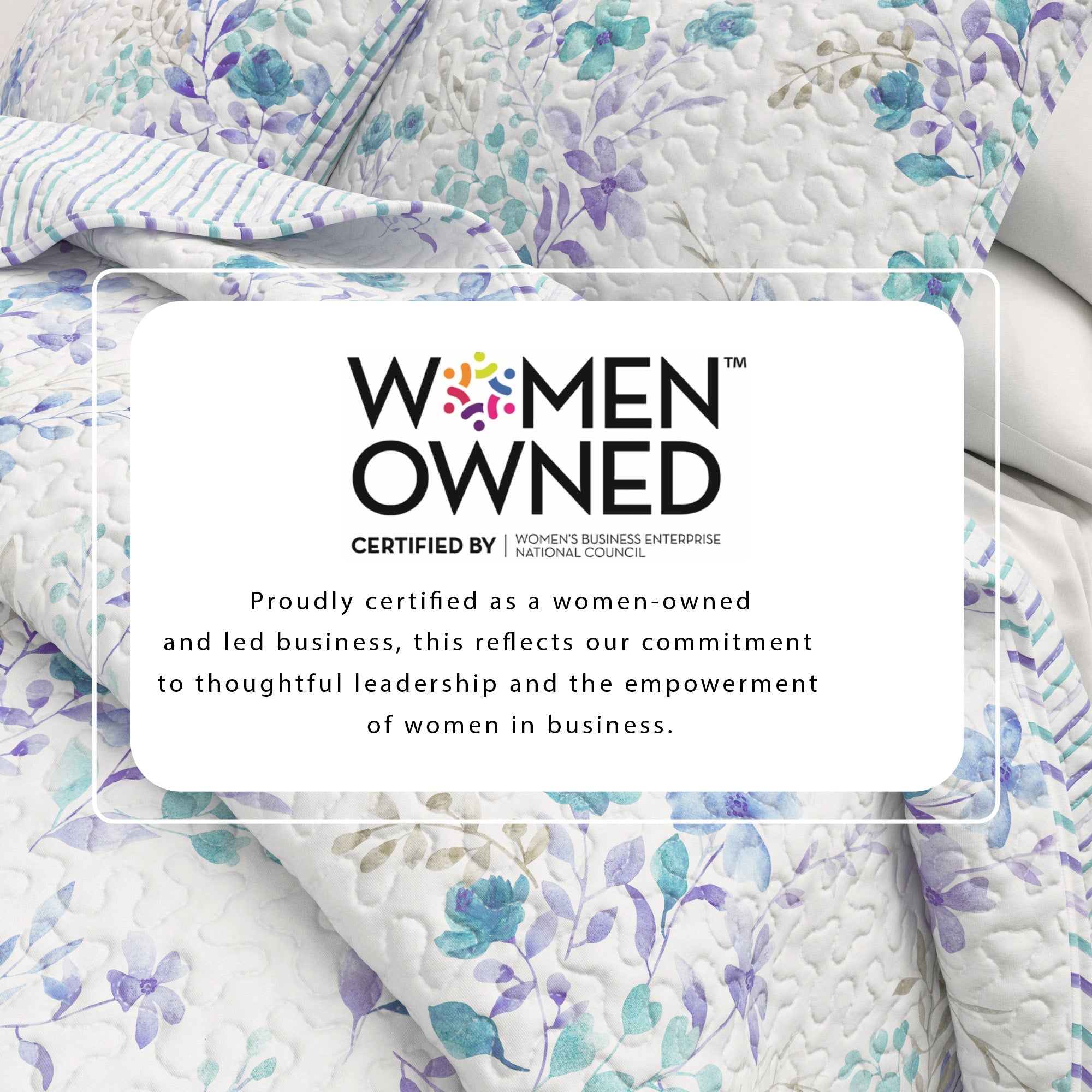 April Morning Floral Quilt Set