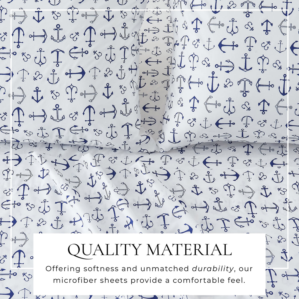 Coastal Printed Sheet Set - Newport Collection