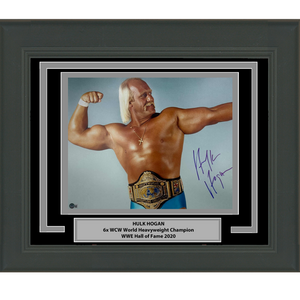 Framed Autographed/Signed Hulk Hogan 16x20 WWE WWF Hulkamania Wrestling Photo Beckett BAS COA #7