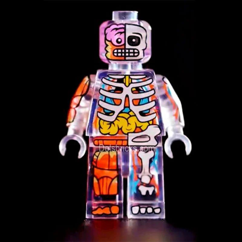 Human Body Transparent Visible Anatomy Man Minifigure Toy
