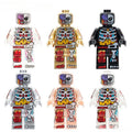 Human Body Visible Anatomy Man Set of 6 custom Lego Star Wars Minifigures toys