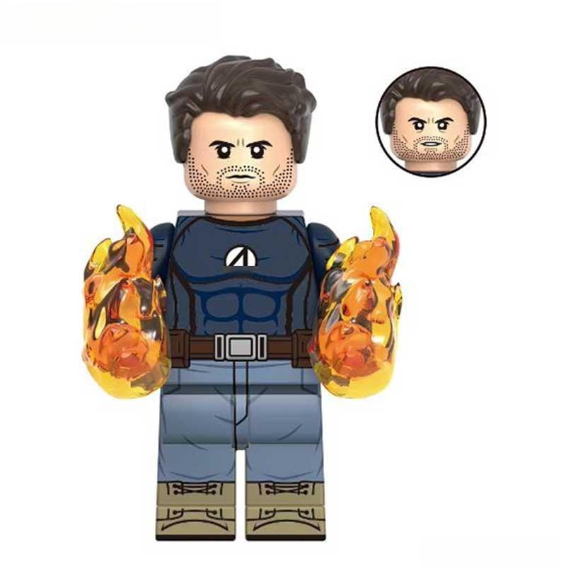 Human Torch from Deadpool & Wolverine Movie Minifigure Toy
