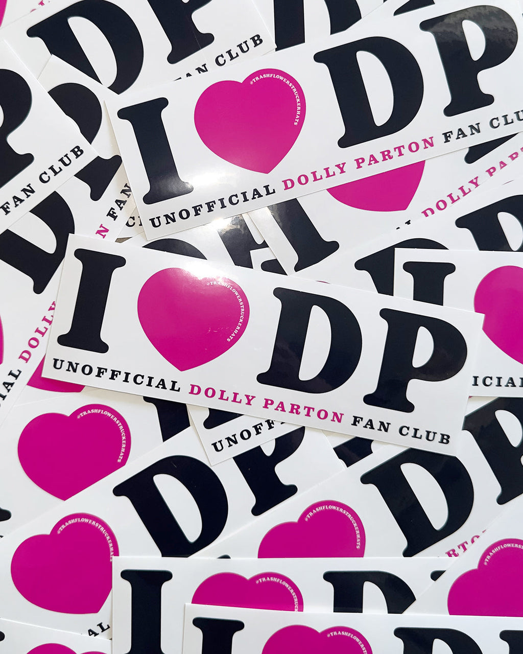 I Love DP Unofficial Dolly Fan Club Bumper Sticker