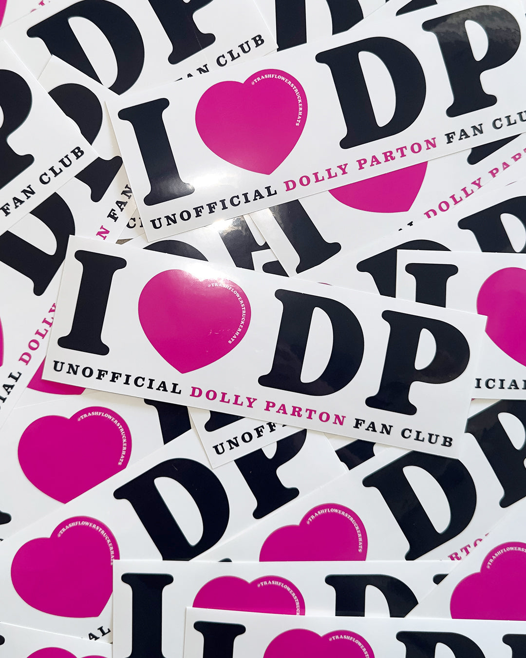 I Love DP Unofficial Dolly Fan Club Bumper Sticker
