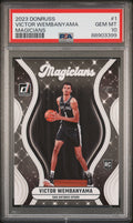 Graded 2023 Panini Donruss Victor Wembanyama #2 Magicians Rookie RC Basketball Card PSA 10 Gem Mint