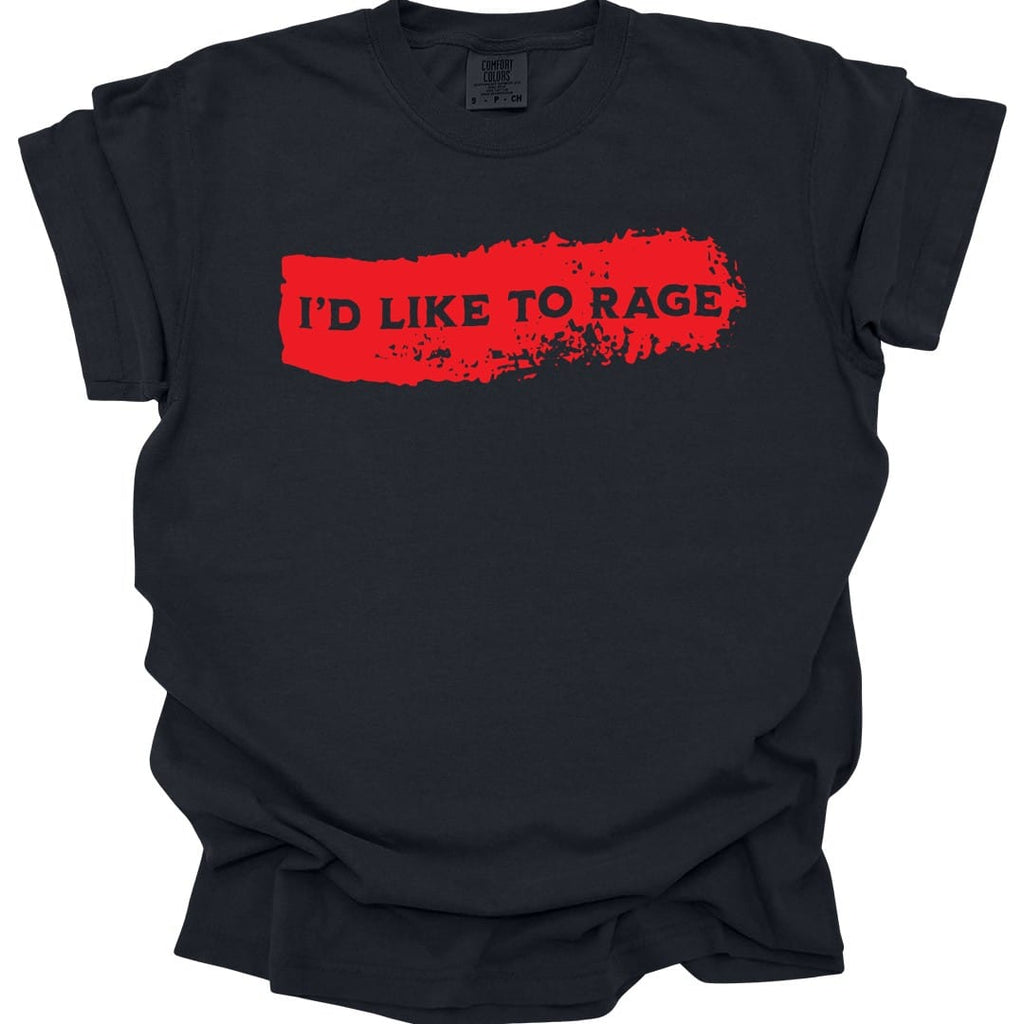 I'd Like to Rage Bloodstain T-Shirt - Comfort Colors