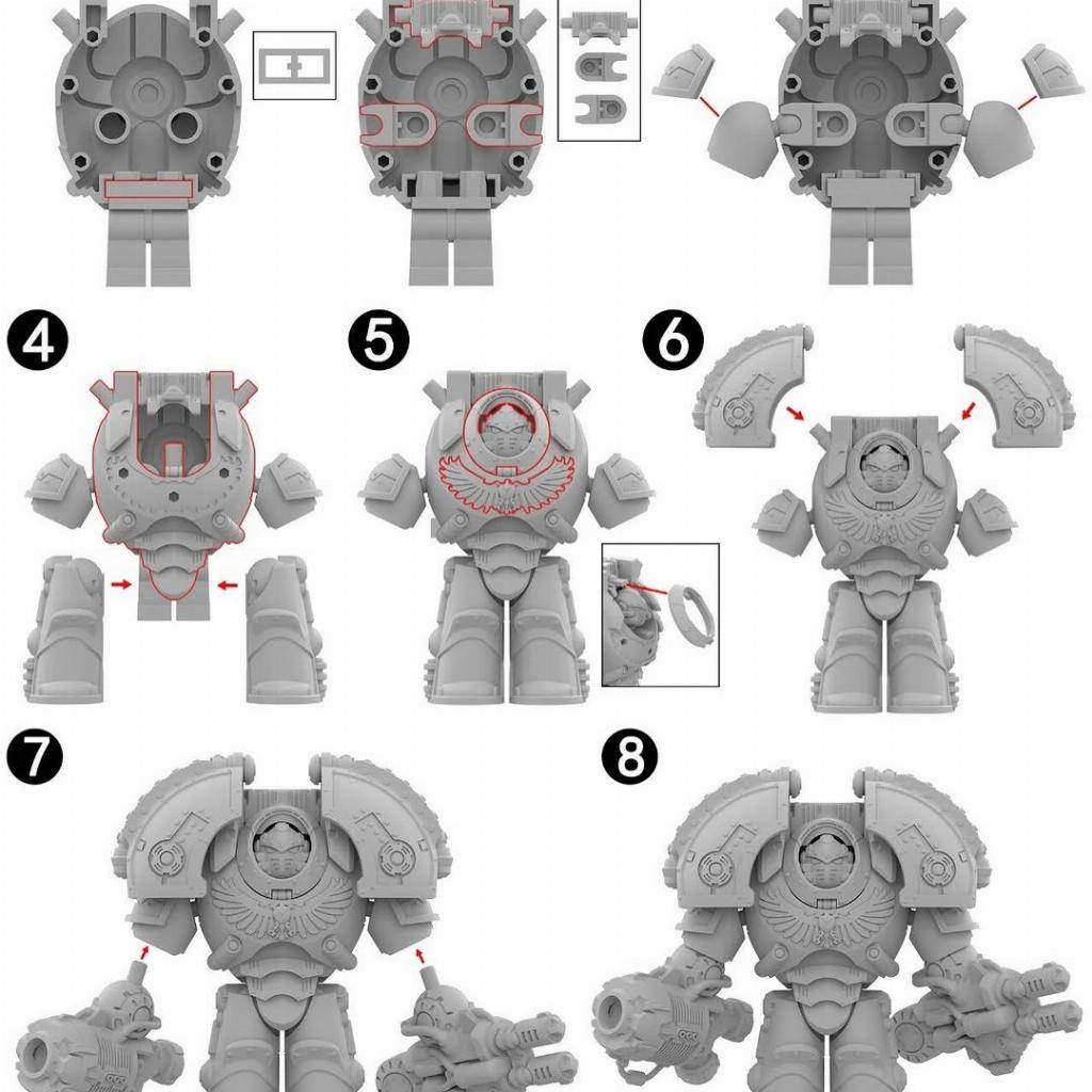 Warhammer 40,000 Ultramarines Saturnine Terminator Big Minifigure