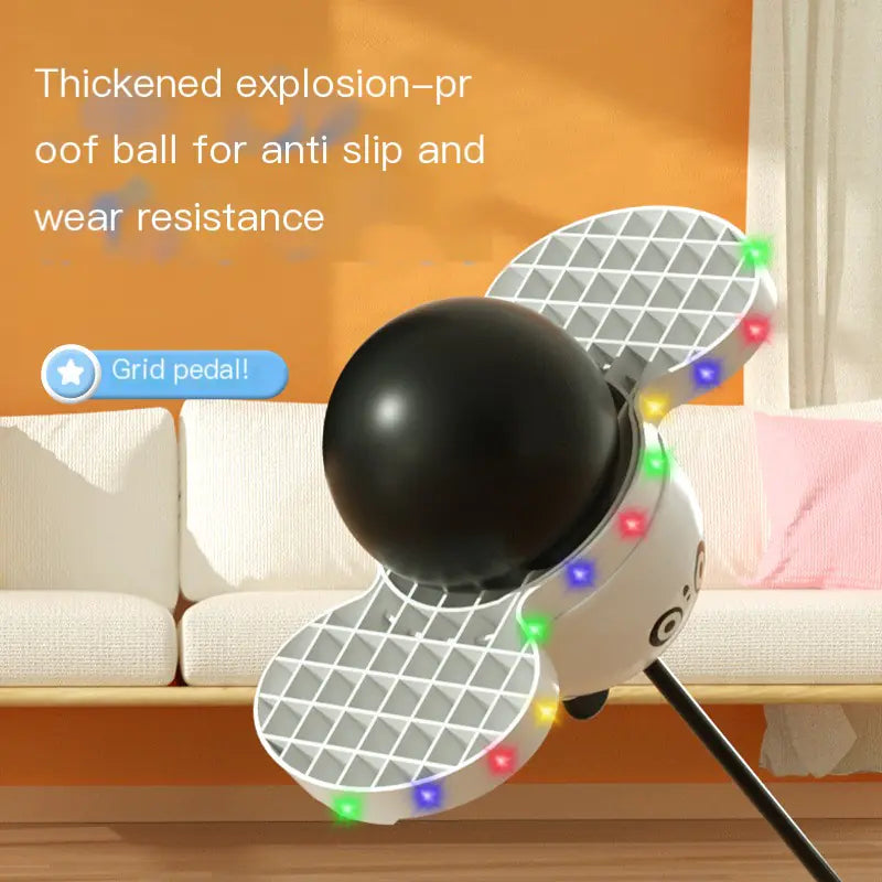 Glowing Panda Bouncing Ball for Kids' Balance Play