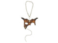 Opera Beast Leather Mini Mask – Handcrafted Charm for Rearview Mirrors, Handbags, Lanyards, Party Favors & More