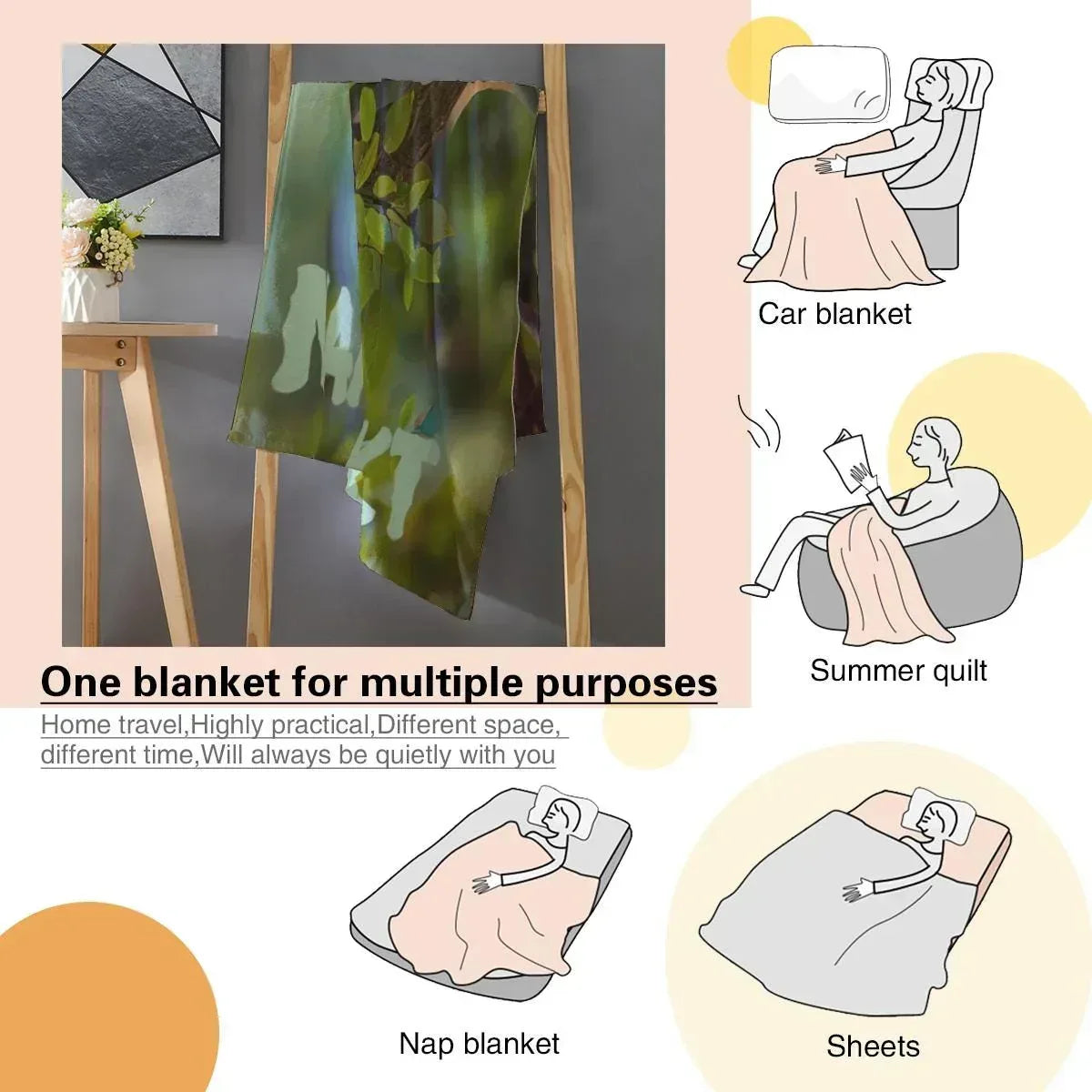 Personalized Dragon Blanket: Flannel Fleece Dino Fantasy Nursery Kids Gift