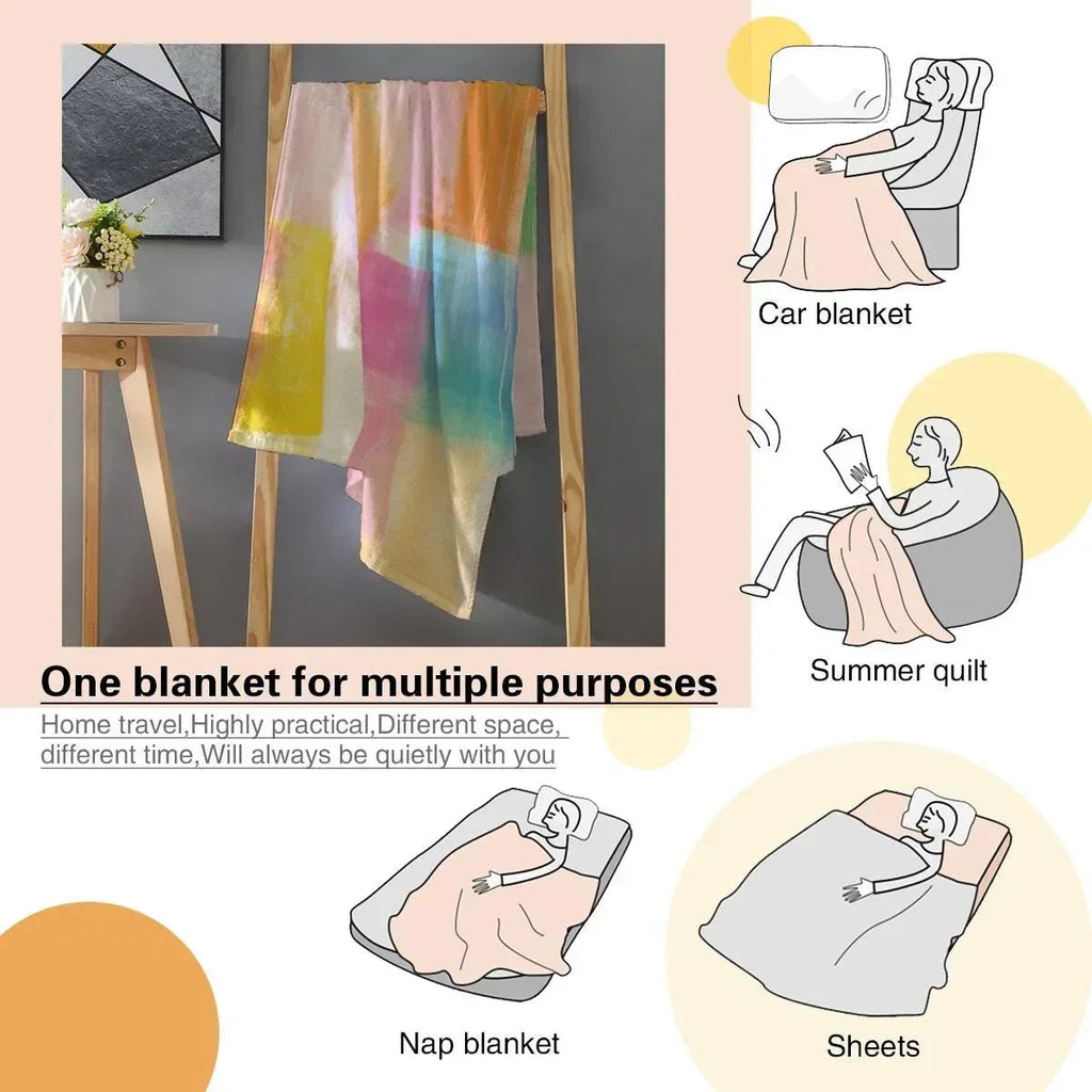Personalized Baby Duck Blanket: Soft Microfiber, Colorful Duckling Chick Farm, Super Soft Name Gift