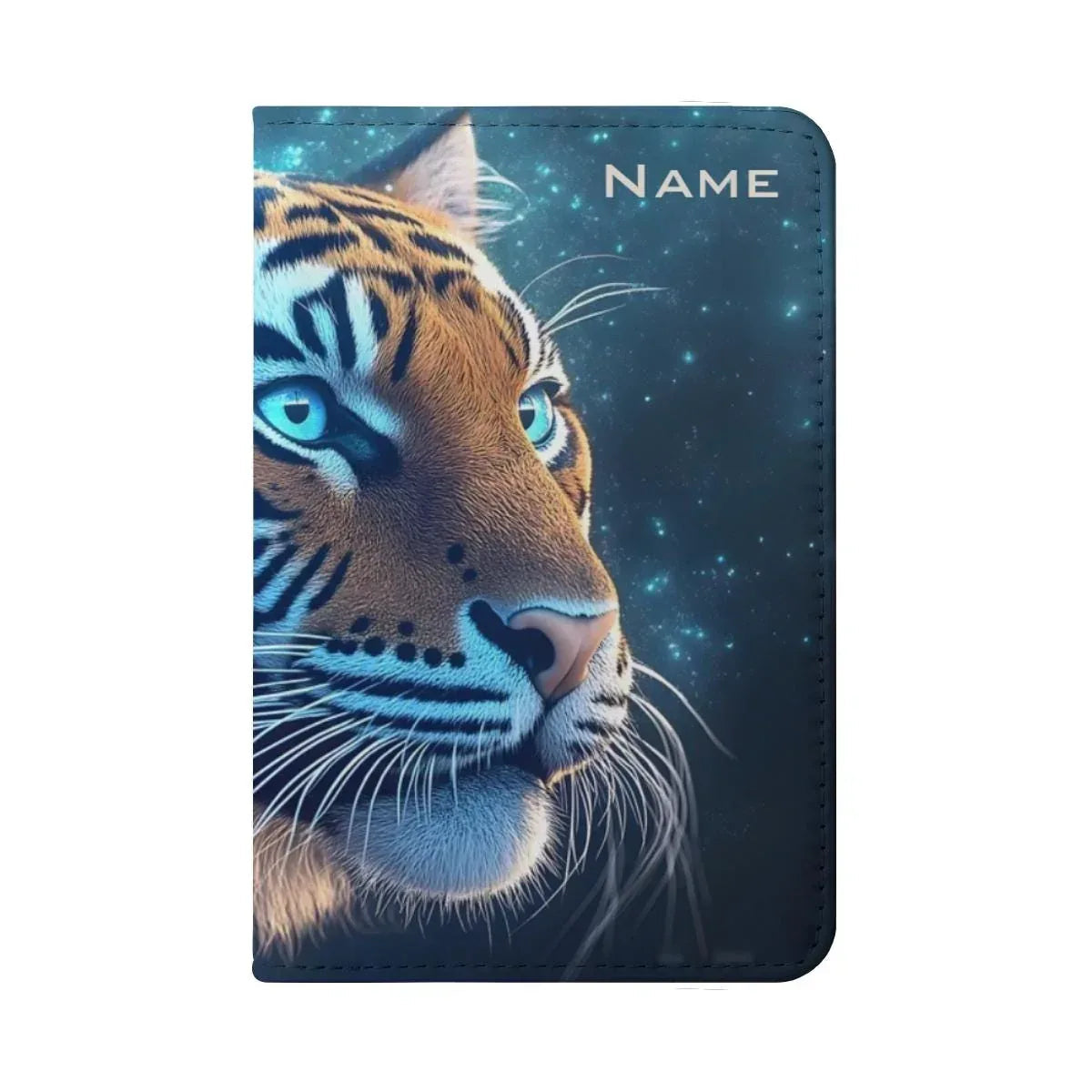 Personalized Tiger Passport Holder: Jungle Animal Design, Travel Gift, Holiday